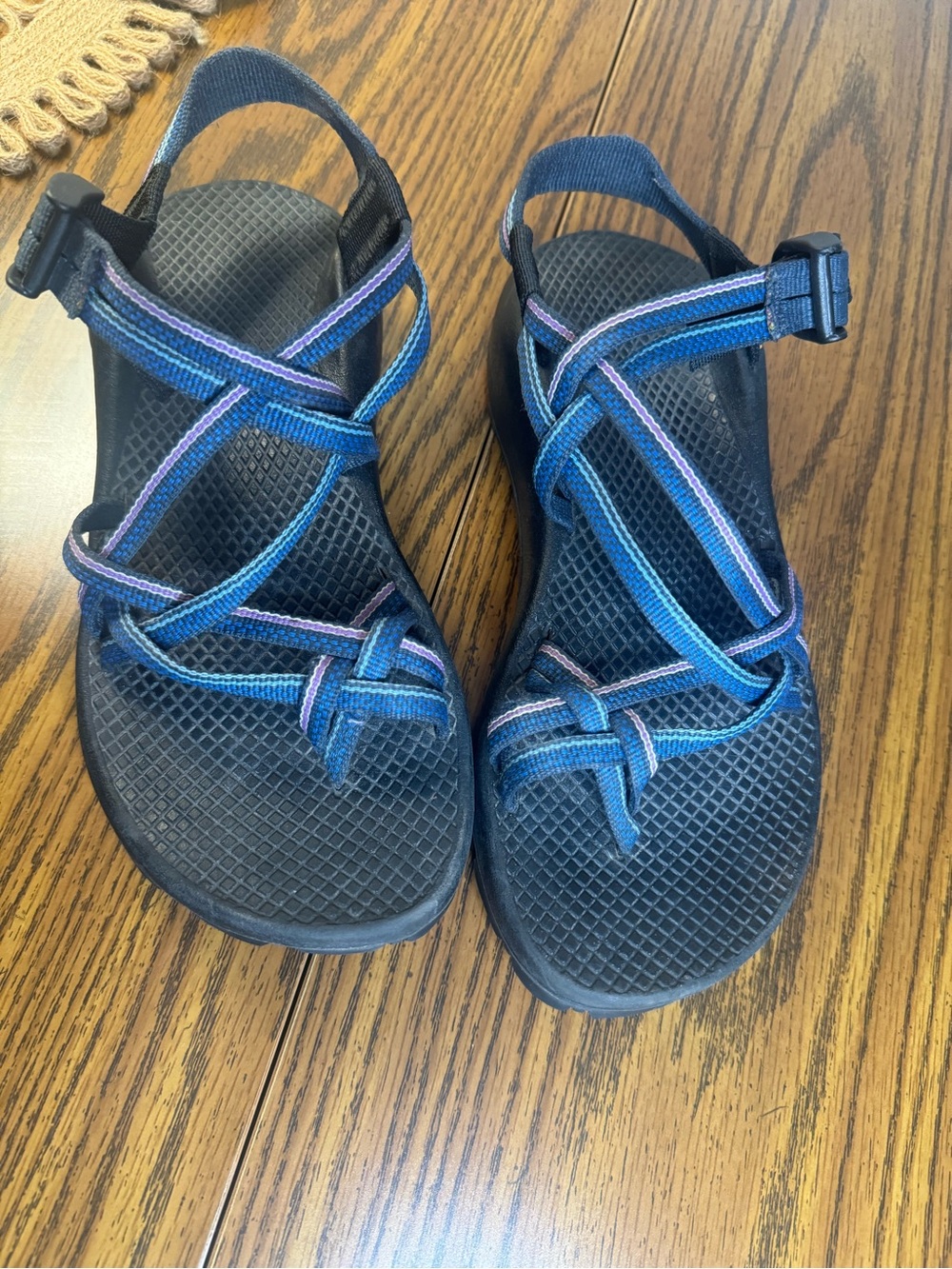 Chaco blue and purple Sandals women’s 7